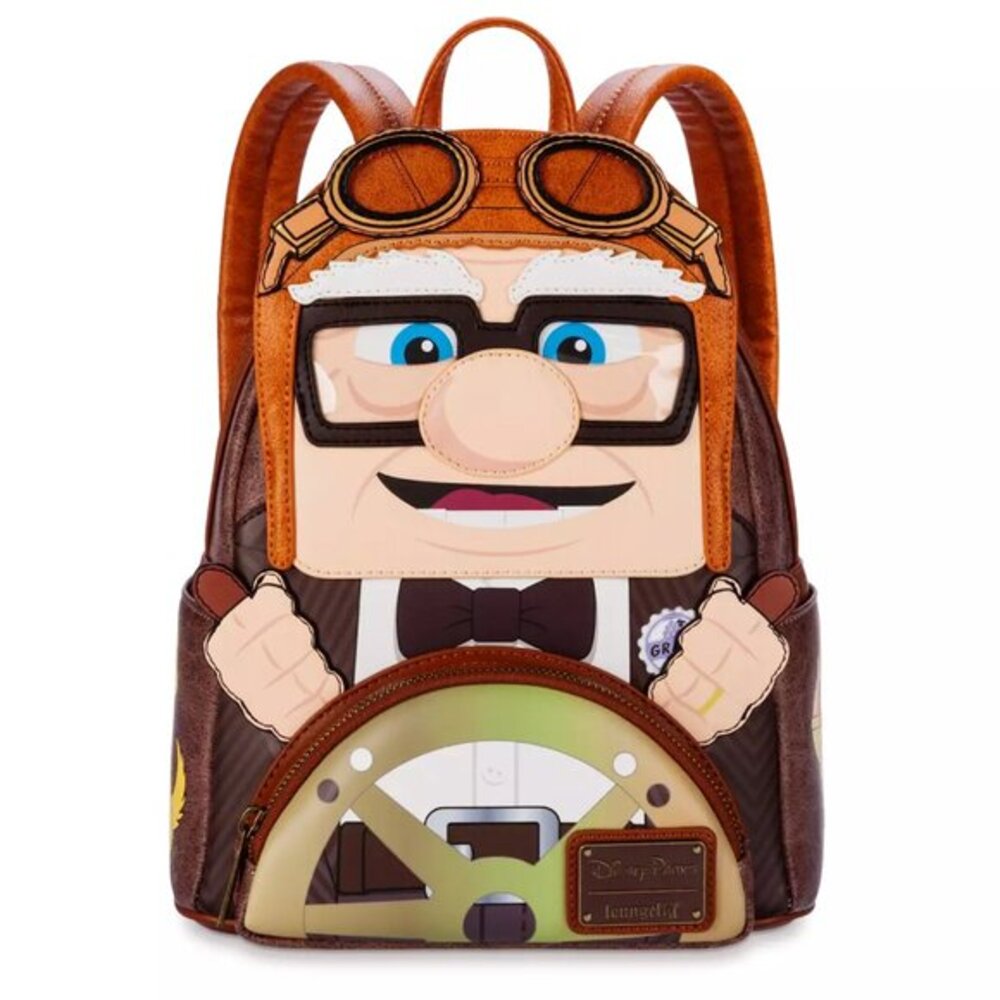 Disney Parks Pixar Up Carl Fredricksen Loungefly Mini Backpack‎ New with Tags